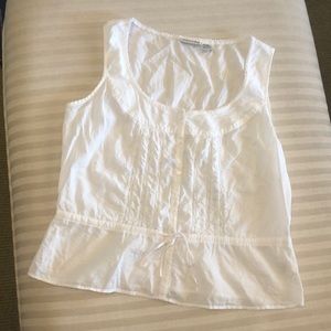 St. John’s Bay White Cotton Tank